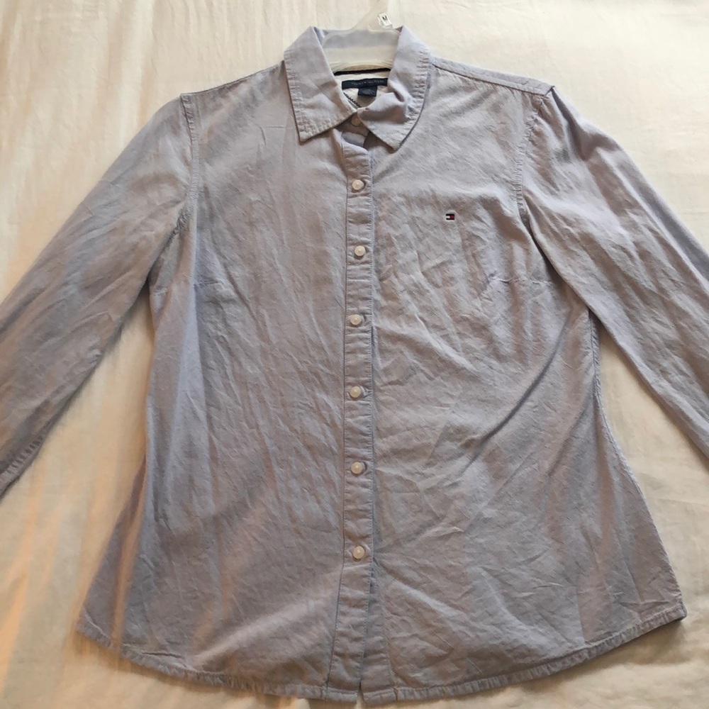 Tommy Hilfiger light blue button down